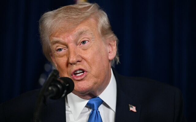 US President Donald Trump speaks to the press following US military actions in Venezuela, at his Mar-a-Lago residence in Palm Beach, Florida, on January 3, 2026. (Jim Watson/AFP) US President Donald Trump speaks to the press following US military actions in Venezuela, at his Mar-a-Lago residence in Palm Beach, Florida, on January 3, 2026. (Jim Watson/AFP)
