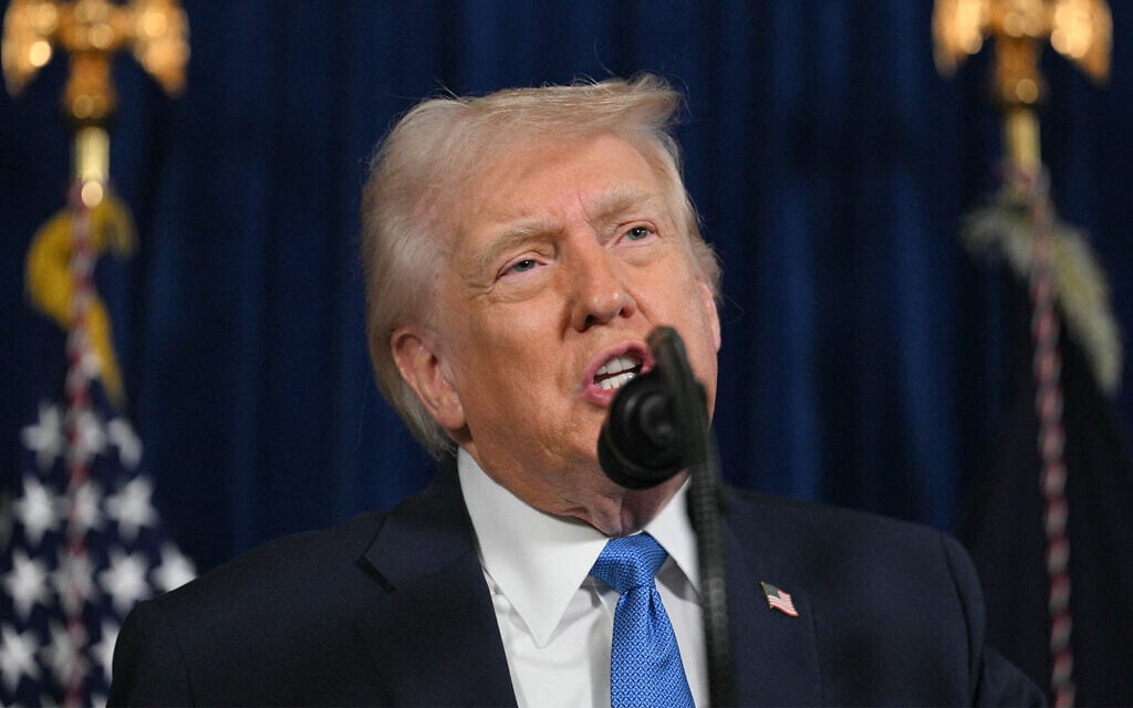 Displaying his trademark chutzpah, Trump commits himself to another foreign policy project