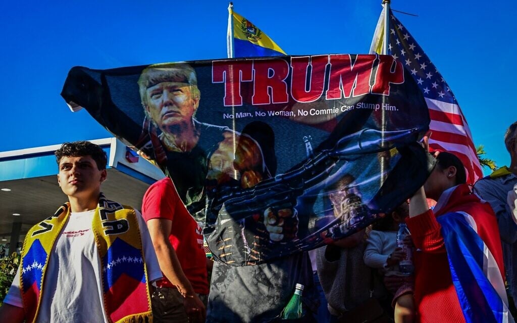 People celebrate the capture of Venezuelan President Nicolas Maduro, after US military actions in Venezuela, in Doral, Florida, near Miami, on January 3, 2026. (GIORGIO VIERA / AFP) People celebrate the capture of Venezuelan President Nicolas Maduro, after US military actions in Venezuela, in Doral, Florida, near Miami, on January 3, 2026. (GIORGIO VIERA / AFP)