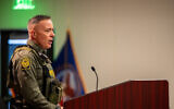 US Customs and Border Patrol Commander at Large Gregory Bovino speaks during a news conference at the Bishop Henry Whipple Federal Building on January 25, 2026 in Minneapolis, Minnesota. (Brandon Bell / GETTY IMAGES NORTH AMERICA / Getty Images via AFP)