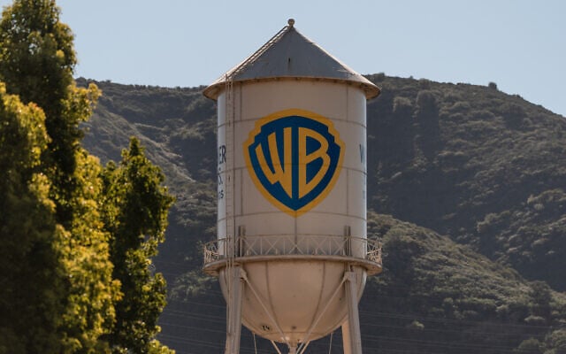 The Warner Bros. water tower is seen at Warner Bros. Discovery Studios in Burbank, California, December 5, 2025. (AP/Jae C. Hong) The Warner Bros. water tower is seen at Warner Bros. Discovery Studios in Burbank, California, December 5, 2025. (AP/Jae C. Hong)