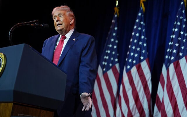 US President Donald Trump speaks to House Republican lawmakers during their annual policy retreat in Washington, January 6, 2026. (Evan Vucci/AP) US President Donald Trump speaks to House Republican lawmakers during their annual policy retreat in Washington, January 6, 2026. (Evan Vucci/AP)