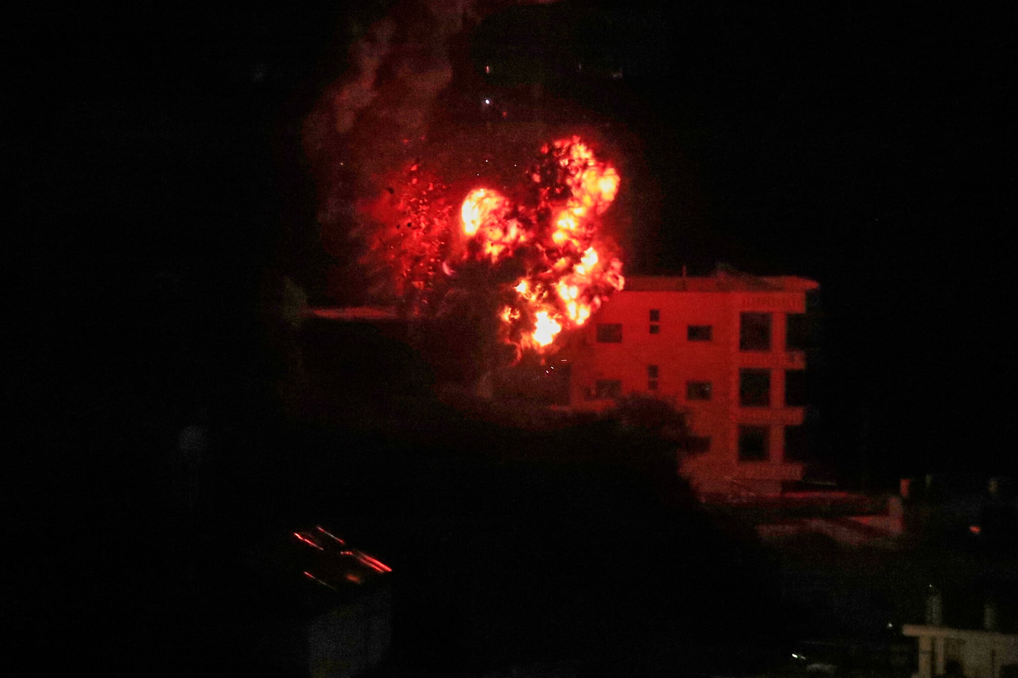 Israel hits Hezbollah sites in two waves of major strikes across southern Lebanon