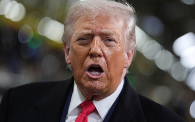 US President Donald Trump speaks during a tour of the Ford River Rogue complex, January 13, 2026, in Dearborn, Michigan. (AP Photo/Evan Vucci) US President Donald Trump speaks during a tour of the Ford River Rogue complex, January 13, 2026, in Dearborn, Michigan. (AP Photo/Evan Vucci)