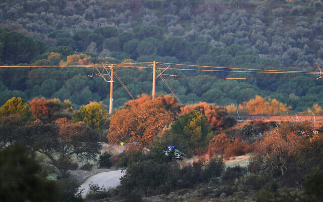 Police cars near the site of a high-speed train collision in Adamuz, near Córdoba, southern Spain, January 19, 2026. (AP Photo/Manu Fernandez) Police cars near the site of a high-speed train collision in Adamuz, near Córdoba, southern Spain, January 19, 2026. (AP Photo/Manu Fernandez)