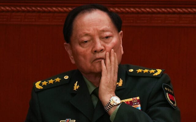 Gen. Zhang Youxia, then-vice chairman of China's Central Military Commission attends the opening session of the National People's Congress (NPC) at the Great Hall of the People in Beijing, China, March 5, 2025. (AP Photo/Ng Han Guan) Gen. Zhang Youxia, then-vice chairman of China's Central Military Commission attends the opening session of the National People's Congress (NPC) at the Great Hall of the People in Beijing, China, March 5, 2025. (AP Photo/Ng Han Guan)