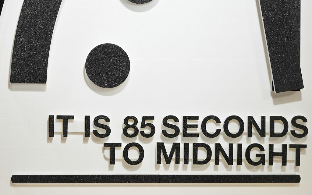 ‘Doomsday Clock’ set to closer to midnight than ever before as conflicts rage