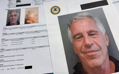 Jeffrey Epstein The Times of Israel