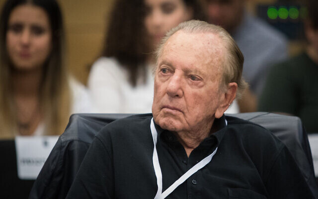 Morris Kahn attends a ceremony at the Knesset on May 6, 2019. (Noam Revkin Fenton/Flash90) Morris Kahn attends a ceremony at the Knesset on May 6, 2019. (Noam Revkin Fenton/Flash90)