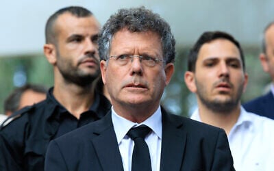 Supreme Court President Isaac Amit, November 3, 2025. (Moshe Shai/FLASH90)