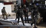 Illustrative: IDF troops during a military operation in the West Bank, December 31, 2025. (Wisam Hashlamoun/Flash90)