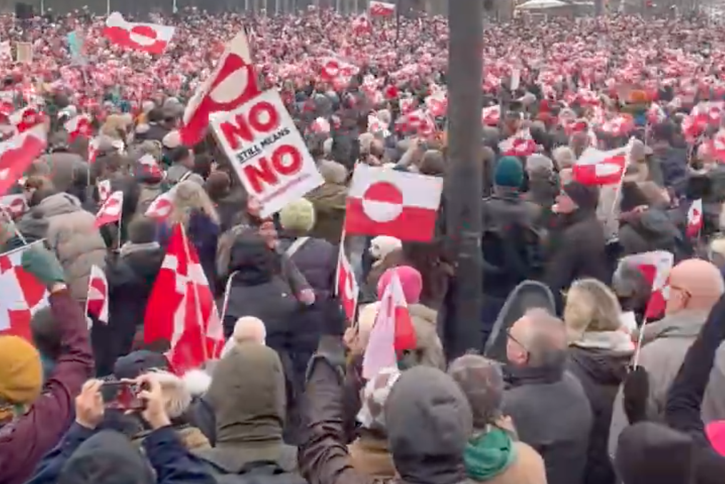 ‘Make America Go Away’: Danes protest against US push to take over Greenland