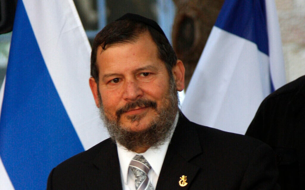 Uri Lupolianski, only ultra-Orthodox mayor of Jerusalem, dies at 74