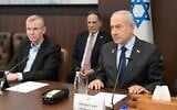 Prime Minister Benjamin Netanyahu leads a cabinet meeting in Jerusalem on January 4, 2026. (Maayan Toaf/GPO)