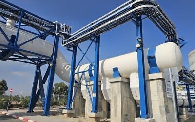 The Soreq B desalination plant in central Israel. (Itay Dodi, Water Authority)