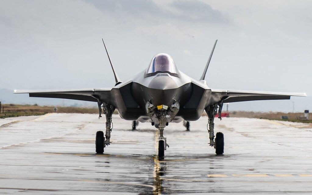 A new F-35 fighter jet at the Nevatim Air Base in southern Israel, on January 18, 2026. (Israel Defense Forces)