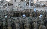 IDF Chief of Staff Lt. Gen. Eyal Zamir joins troops in Gaza City for a ceremony honoring slain hostage Master Sgt. Ran Gvili, after his body was recovered in Gaza City, on January 26, 2026. (Israel Defense Forces)