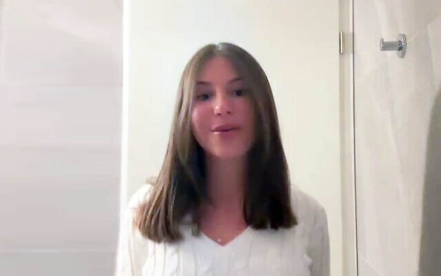 Charlotte Niddam in a social media video posted on September 9, 2025. (Screenshot/TikTok/@charlotteniddam; used in accordance with Clause 27a of the Copyright Law) Charlotte Niddam in a social media video posted on September 9, 2025. (Screenshot/TikTok/@charlotteniddam; used in accordance with Clause 27a of the Copyright Law)