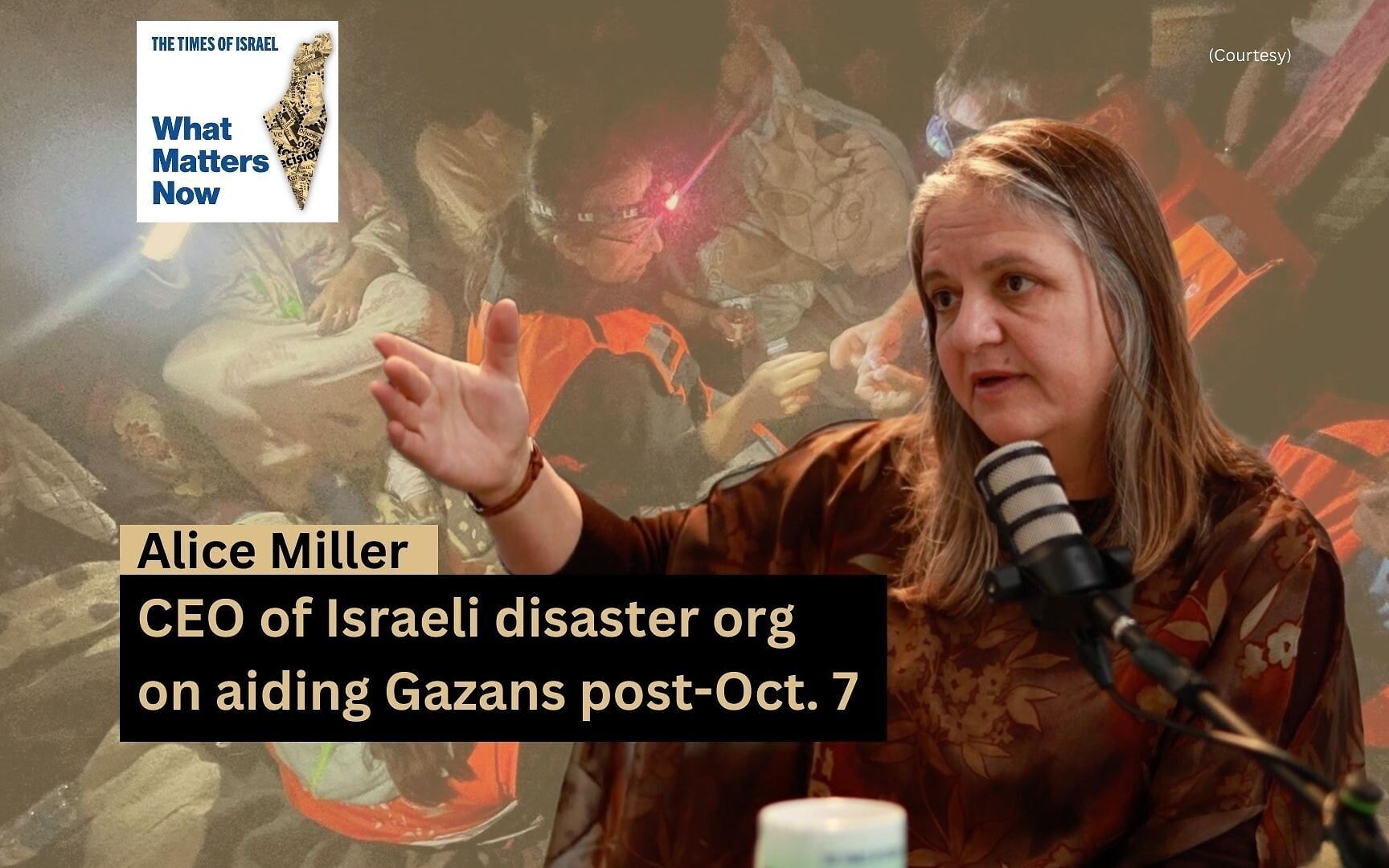 Alice Miller: CEO of Israeli disaster org on aiding Gazans post-Oct. 7