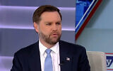 US Vice President JD Vance speaks on Fox News, February 17, 2026. (Screen capture: Fox News)