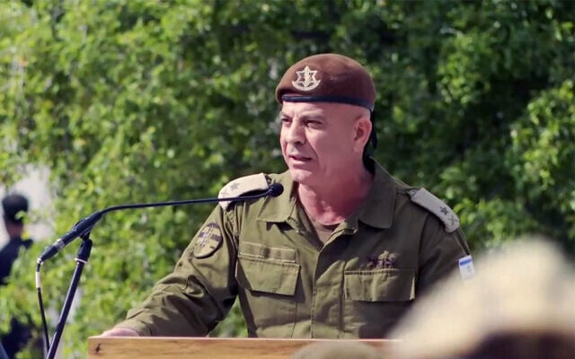 Maj. Gen. Ghassan Alian, outgoing COGAT chief, speaks at a handover ceremony at the Gideonim Base in central Israel, February 4, 2026. (Screenshot: Israel Defense Forces) Maj. Gen. Ghassan Alian, outgoing COGAT chief, speaks at a handover ceremony at the Gideonim Base in central Israel, February 4, 2026. (Screenshot: Israel Defense Forces)