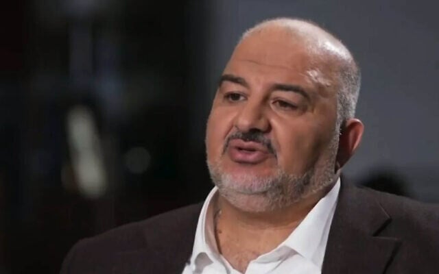 Ra'am chairman Mansour Abbas speaks in an interview with Channel 12 news aired on February 14, 2026. (Screenshot/Channel 12) Ra'am chairman Mansour Abbas speaks in an interview with Channel 12 news aired on February 14, 2026. (Screenshot/Channel 12)