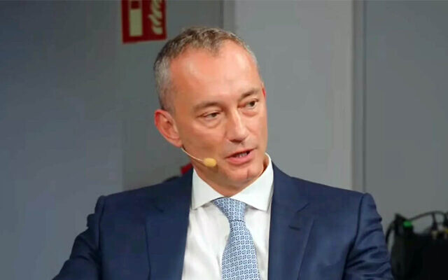 Board of Peace High Representative for Gaza Nickolay Mladenov speaks at the Munich Security Forum on February 13, 2026. (Screen capture/YouTube) Board of Peace High Representative for Gaza Nickolay Mladenov speaks at the Munich Security Forum on February 13, 2026. (Screen capture/YouTube)