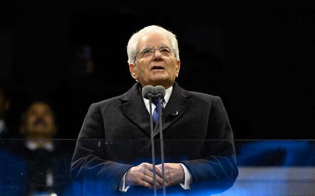 Italy's President Sergio Mattarella declares the Games open during the opening ceremony of the Milano Cortina 2026 Winter Olympic Games at the San Siro stadium in Milan, northern Italy, on February 6, 2026. (WANG Zhao / AFP) Italy's President Sergio Mattarella declares the Games open during the opening ceremony of the Milano Cortina 2026 Winter Olympic Games at the San Siro stadium in Milan, northern Italy, on February 6, 2026. (WANG Zhao / AFP)