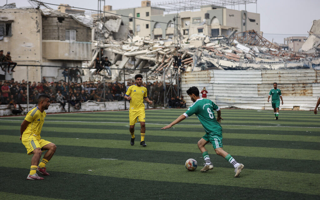 Soccer returns to war-torn Gaza with first organized tournament in over two years