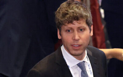 OpenAI CEO Sam Altman attends the AI Impact Summit in New Delhi on February 19, 2026. (Ludovic MARIN / AFP)