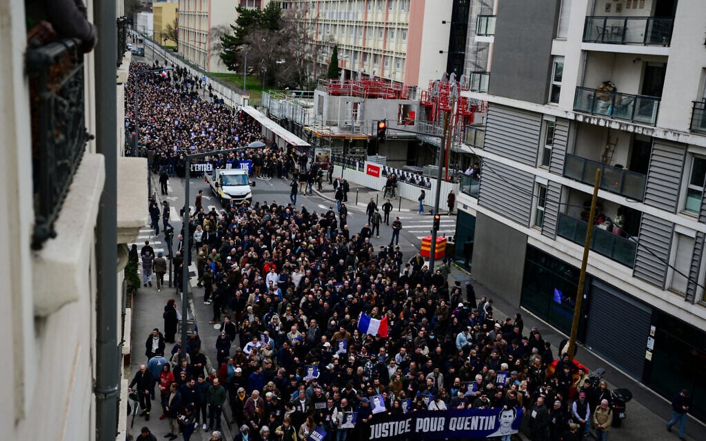 Thousands march in France for slain far-right activist, blame hard left for his death