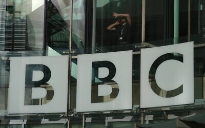 A view of the logo outside the BBC Headquarters in London, November 12, 2025. (AP Photo/Kin Cheung) A view of the logo outside the BBC Headquarters in London, November 12, 2025. (AP Photo/Kin Cheung)