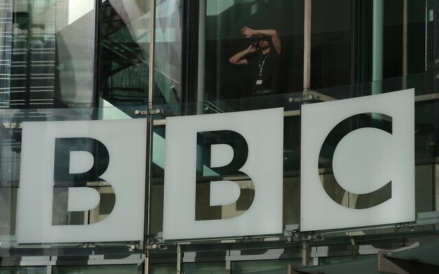 A view of the logo outside the BBC Headquarters in London, November 12, 2025. (AP Photo/Kin Cheung) A view of the logo outside the BBC Headquarters in London, November 12, 2025. (AP Photo/Kin Cheung)