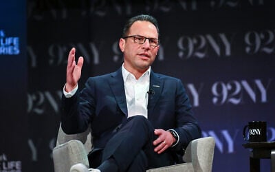 Pennsylvania Gov. Josh Shapiro discusses his new memoir, 'Where We Keep the Light: Stories from a Life of Service,' at the 92nd Street Y in New York, on January 27, 2026. (Evan Agostini/Invision/AP)