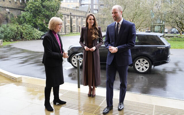 Britain's Prince William and Kate, Princess of Wales meet Archbishop of Canterbury Dame Sarah Mullally at Lambeth Palace, London, Thursday Feb. 5, 2026. (Aaron Chown/Pool Photo via AP) Britain's Prince William and Kate, Princess of Wales meet Archbishop of Canterbury Dame Sarah Mullally at Lambeth Palace, London, Thursday Feb. 5, 2026. (Aaron Chown/Pool Photo via AP)