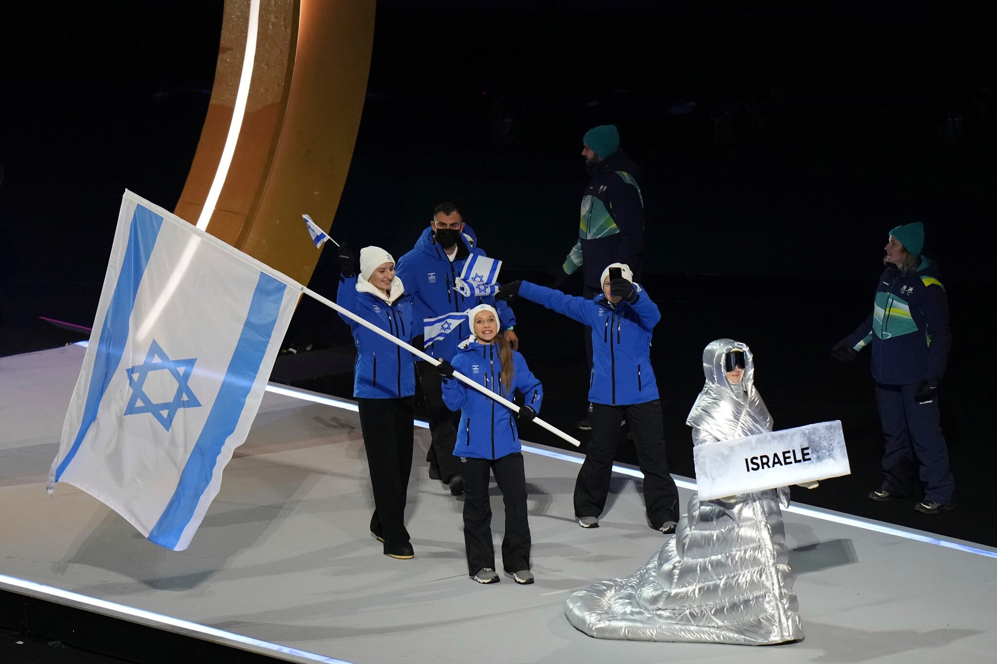 Israel team marches to smattering of boos at Milan Winter Olympics opening ceremony