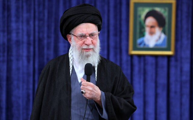 In this photo released on February 9, 2026, by the official website of the office of the Iranian supreme leader, Supreme Leader Ayatollah Ali Khamenei addresses the nation in a televised speech. (Office of the Iranian Supreme Leader via AP) In this photo released on February 9, 2026, by the official website of the office of the Iranian supreme leader, Supreme Leader Ayatollah Ali Khamenei addresses the nation in a televised speech. (Office of the Iranian Supreme Leader via AP)