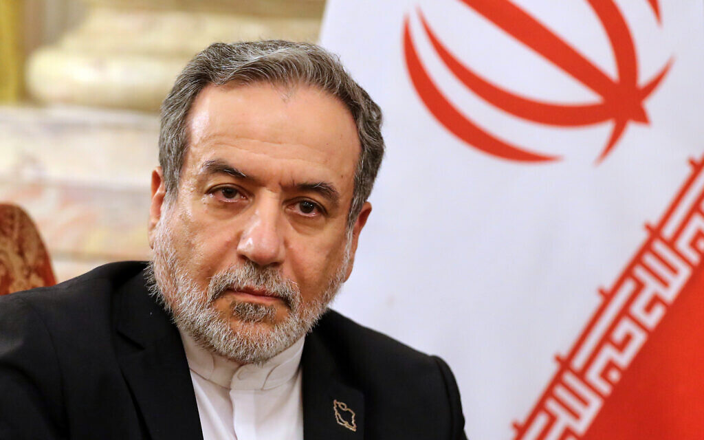 Iranian Foreign Minister Abbas Araghchi looks on during a meeting with Director General of the International Atomic Energy Agency (IAEA) Rafael Grossi, and Egyptian Foreign Minister Badr Abdelatty, at Tahrir Palace in Cairo, September 9, 2025. (AP/Khaled Elfiqi, File) Iranian Foreign Minister Abbas Araghchi looks on during a meeting with Director General of the International Atomic Energy Agency (IAEA) Rafael Grossi, and Egyptian Foreign Minister Badr Abdelatty, at Tahrir Palace in Cairo, September 9, 2025. (AP/Khaled Elfiqi, File)