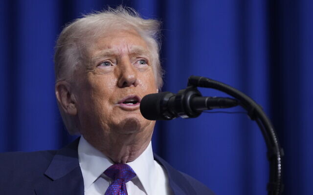 US President Donald Trump speaks during a Board of Peace meeting at the U.S. Institute of Peace, February 19, 2026, in Washington. (AP Photo/Mark Schiefelbein) US President Donald Trump speaks during a Board of Peace meeting at the U.S. Institute of Peace, February 19, 2026, in Washington. (AP Photo/Mark Schiefelbein)