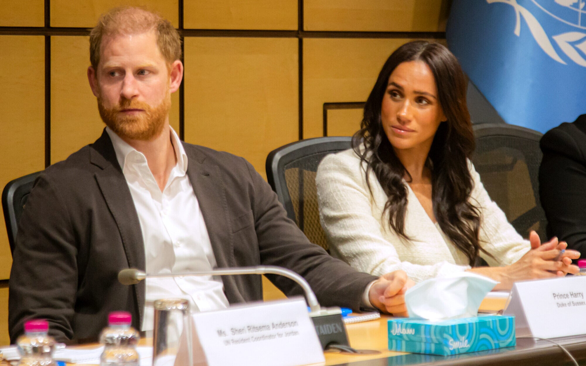 Harry and Meghan meet with hospitalized Gazan children during visit to Jordan
