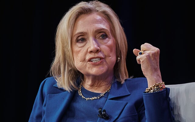 Former US secretary of state Hillary Clinton speaks during the Clinton Global Initiative, Sept. 24, 2025, in New York. (AP Photo/Andres Kudacki, File) Former US secretary of state Hillary Clinton speaks during the Clinton Global Initiative, Sept. 24, 2025, in New York. (AP Photo/Andres Kudacki, File)