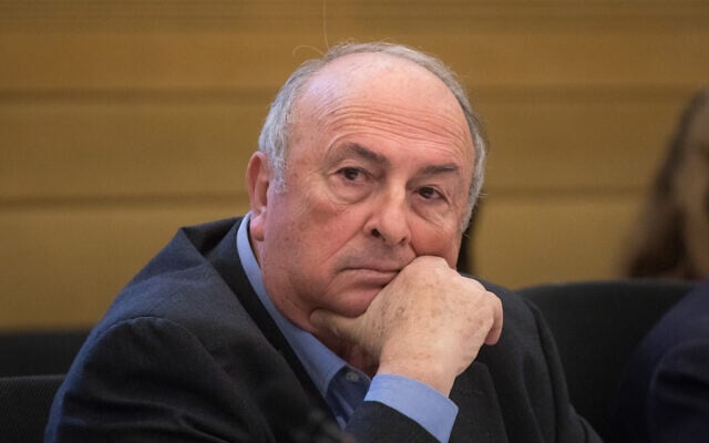 Kulanu MK Eli Alaluf seen in the Israeli parliament on February 05, 2018. (Miriam Alster/Flash90) Kulanu MK Eli Alaluf seen in the Israeli parliament on February 05, 2018. (Miriam Alster/Flash90)