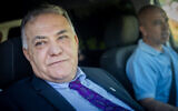 File: Then-Nazareth mayor Ali Salam seen after a meeting with Foreign Minister Yair Lapid (not pictured) outside the Foreign Ministry offices in Jerusalem, May 22, 2022. (Yonatan Sindel/Flash90)