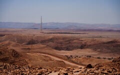 An illustrative photo of the Israel-Egypt border, September 9, 2025. (Yaniv Nadav/Flash90)
