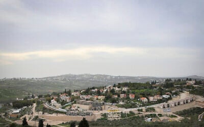 View of the Israeli settlement of Kedumim in the West Bank, February 12, 2026. (Nasser Ishtayeh/Flash90) View of the Israeli settlement of Kedumim in the West Bank, February 12, 2026. (Nasser Ishtayeh/Flash90)