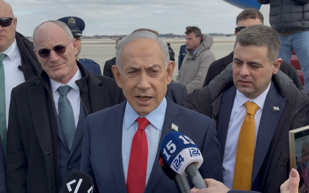 Returning to Israel, skeptical Netanyahu says Trump sees possible ‘good deal’ with Iran