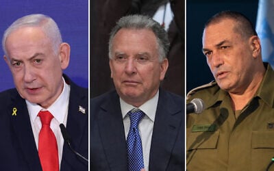 (L-R) Prime Minister Benjamin Netanyahu in Jerusalem on December 22, 2025 (ABIR SULTAN / POOL / AFP), Steve Witkoff at the White House, January 29, 2026 (AP Photo/Evan Vucci), and IDF Chief of Staff Lt. Gen. Eyal Zamir on December 29, 2025. (Israel Defense Forces) (L-R) Prime Minister Benjamin Netanyahu in Jerusalem on December 22, 2025 (ABIR SULTAN / POOL / AFP), Steve Witkoff at the White House, January 29, 2026 (AP Photo/Evan Vucci), and IDF Chief of Staff Lt. Gen. Eyal Zamir on December 29, 2025. (Israel Defense Forces)