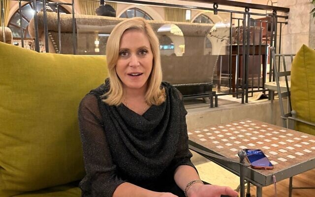 Former Fox News host Melissa Francis speaks with The Times of Israel in Jerusalem on February 18, 2026. (Lazar Berman/The Times of Israel) Former Fox News host Melissa Francis speaks with The Times of Israel in Jerusalem on February 18, 2026. (Lazar Berman/The Times of Israel)
