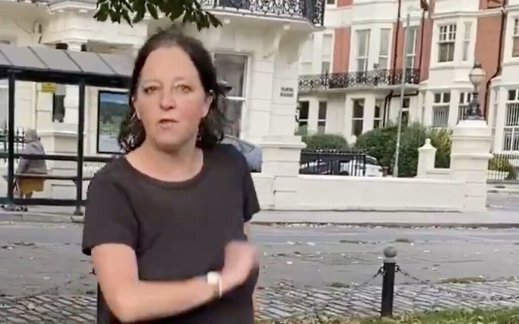 British woman who removed Israeli hostage poster from memorial is convicted of theft