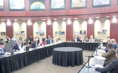 The Oklahoma Statewide Charter School Board discussed and rejected an application from the National Ben Gamla Jewish Charter School Foundation on February 9, 2026. (Screenshot via JTA)